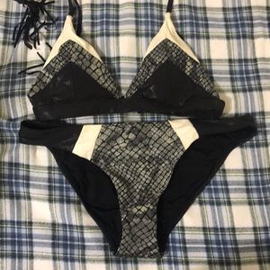 PilyQ Reptile Print Bathing Suit